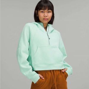 NWT Lululemon half zip scuba hoodie